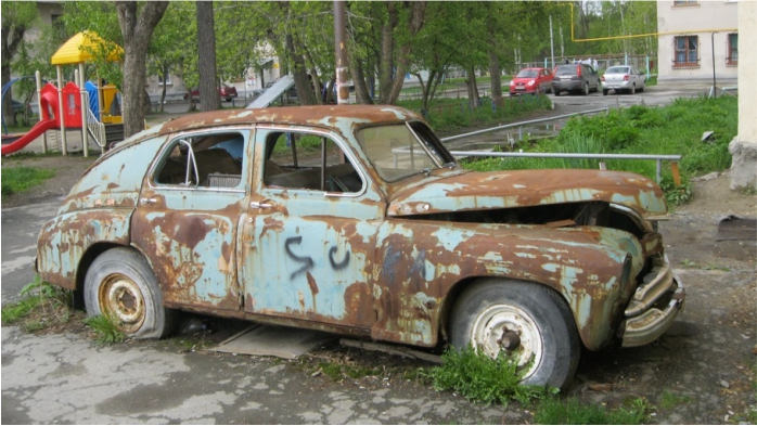 Пожаловаться на брошенный автомобиль